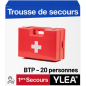 Trousse de secours BTP YLEA - 20 personnes Trousse de secours BTP YLEA - 20 personnes