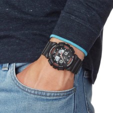 Montre G-Shock GA-100 noir/rouge