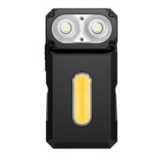 Lampe rechargeable à triple source de lumière E8 - 1000 lumens - noir