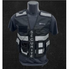 Gilet de Sécurité Haute Visibilité – Multi-poches avec marquage “SÉCURITÉ”