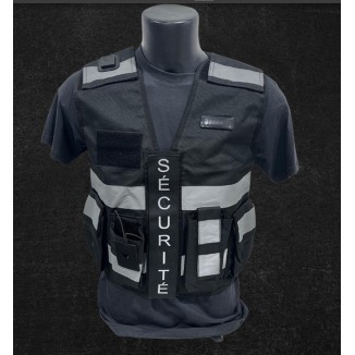 Gilet de Sécurité Haute Visibilité – Multi-poches avec marquage “SÉCURITÉ”