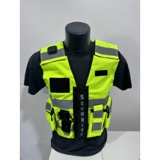 Gilet de Sécurité Haute Visibilité – Multi-poches avec marquage “SÉCURITÉ”