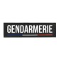 Bandeau Gomme “GENDARMERIE” Velcro 25x7cm