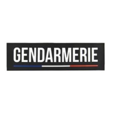 Bandeau Gomme “GENDARMERIE” Velcro 11x3cm