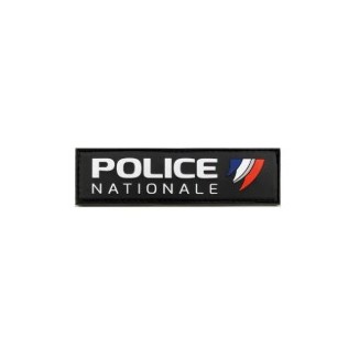 Bandeau Gomme “POLICE NATIONALE” Velcro 11×3 cm