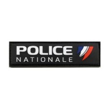 Bandeau Gomme “POLICE NATIONALE” Velcro 25×7 cm