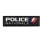 Bandeau Gomme “POLICE NATIONALE” Velcro 25×7 cm