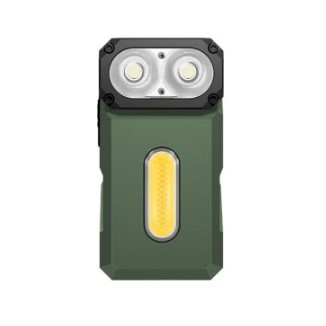 Lampe rechargeable à triple source de lumière E8 - 1000 lumens - noir ou verte