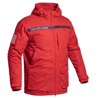 Parka Hardshell SÉCU-ONE WF 150 Sécurité Incendie rouge