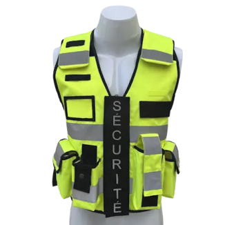 Gilet de Sécurité Privée Haute Visibilité