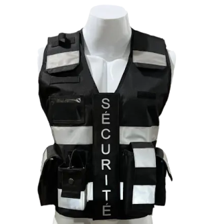 Gilet de Sécurité Privée Haute Visibilité