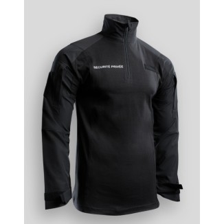Chemise UBAS Manches Longues SECURITÉ PRIVÉE – Noir