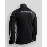 Chemise UBAS Manches Longues SECURITÉ PRIVÉE – Noir